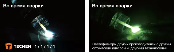 Сварочная маска с автоматическим светофильтром Tecmen ADF 825S TM16 черная